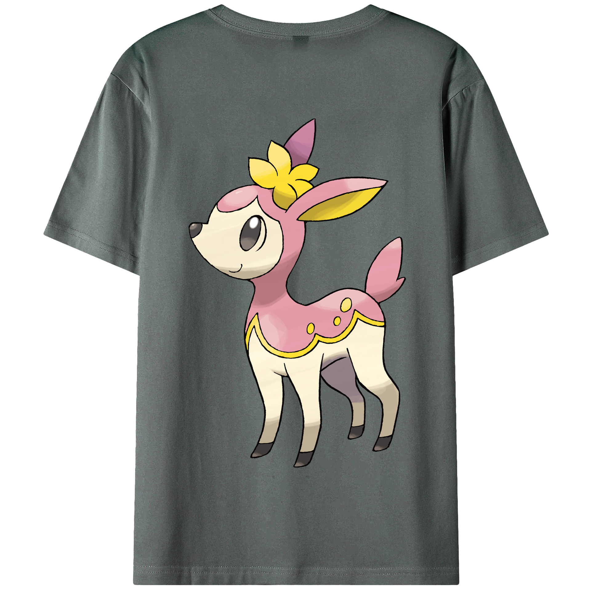 （画像用） ポケットモンスター Pokémon 綿100％半袖Tシャツ（背面プリント）